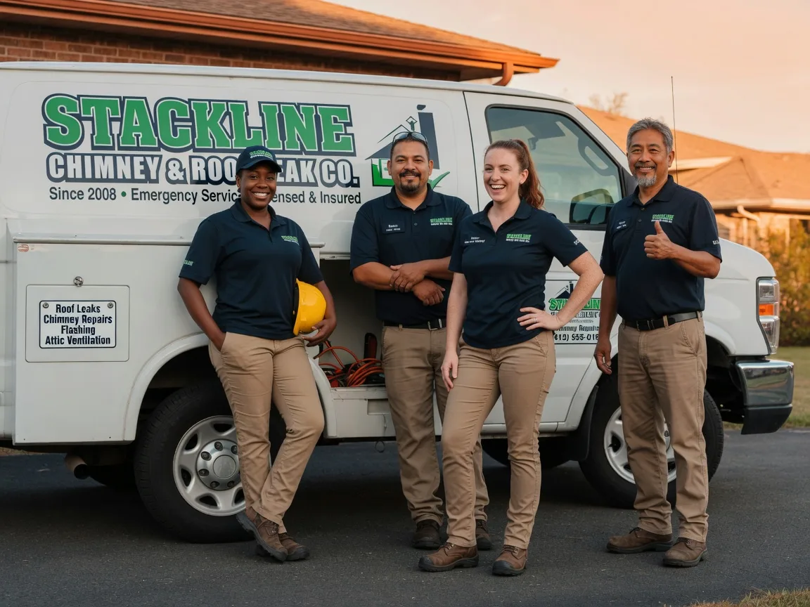 Chimney flashing repair company in Rockingham, NC